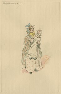 La Signora Lale e il Bambino, c.1920s da Joseph Clayton Clarke